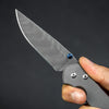 Chris Reeve Knives Small Sebenza 31 Plain - Boomerang Damascus Drop Point