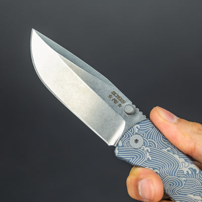 McNees Custom Knives MAC2 - Modern Seigaiha Motif (Exclusive)