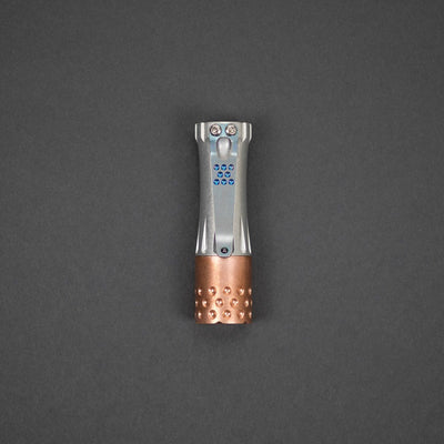 Flashlight - Laulima Metal Craft Malihini Flashlight - Aluminum & Copper (Custom)
