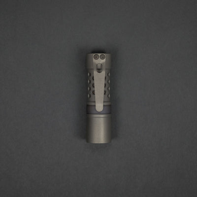 Flashlight - Pre-Owned: Barrel Flashlight Co. M2JN Flashlight - Sandblasted Ti