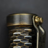 Flashlight - Pre-Owned: Hanko Machine Works Trident Flashlight - Gunner Grip / Antiqued Brass (Custom)