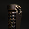 Flashlight - Pre-Owned: Hanko Machine Works Trident Flashlight - Gunner Grip / Antiqued Brass (Custom)