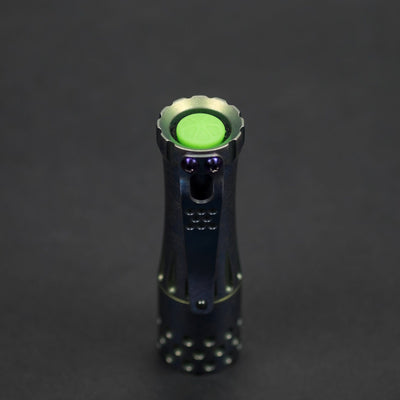 Flashlight - Pre-Owned: Laulima Metal Craft Malihini Flashlight - Blue & Green Anodized Titanium (Custom)