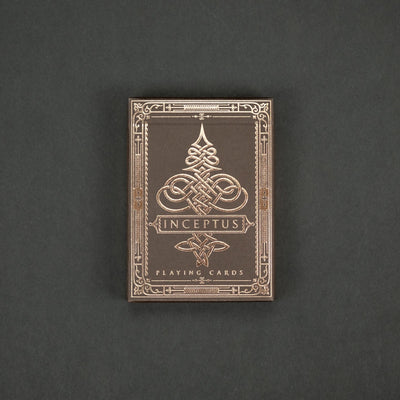 Game - Black Ink Playing Cards - Inception Inceptus Standard