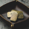 General Store - Ben Krein Worry Stone - Brass W/ Seigaiha (Exclusive)