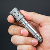 General Store - Combat Beads Concealed Pipe - Blasted Titanium W/ Satin Ti Insides