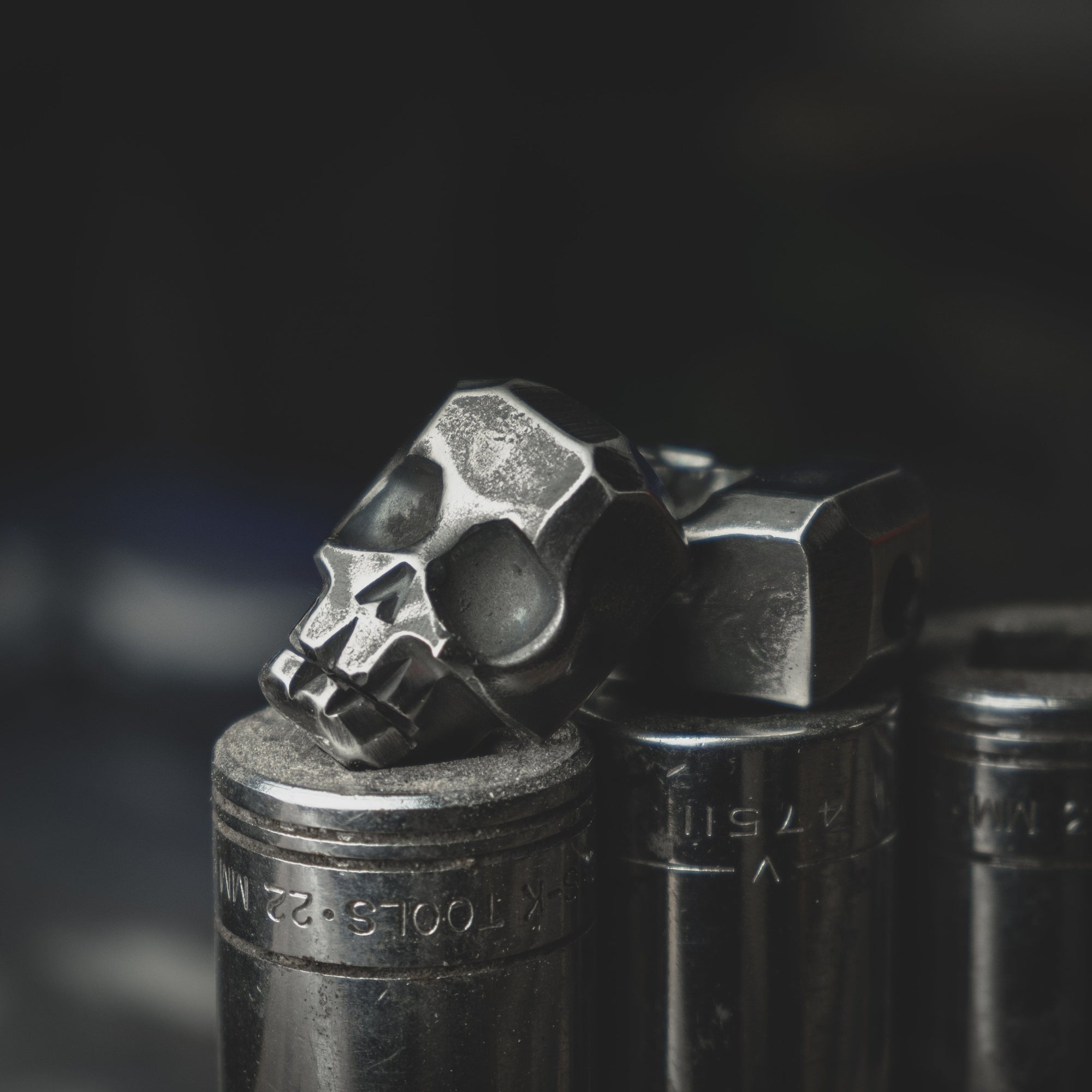 Dillon Forge Mini Skull Keychain - Iron (Custom)