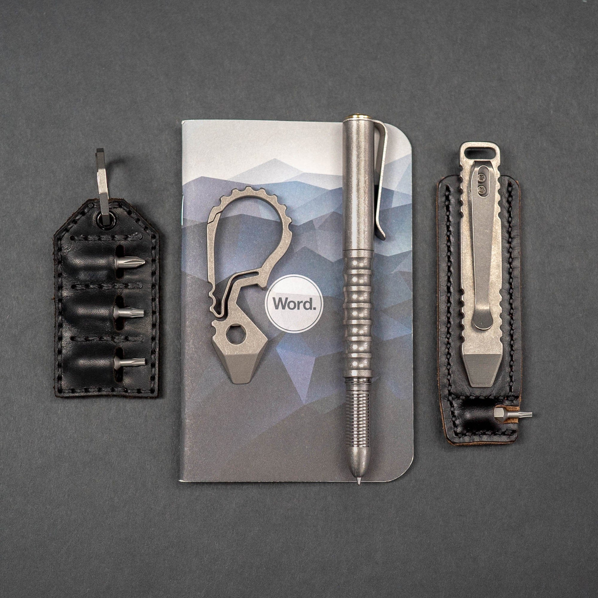 FEGVE Titanium keychain keychain key ring Carabiner Spring Hook Trigger Clip  | eBay