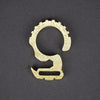 Keychains & Multi-Tools - Koch Tools Culprit - Spalted Brass W/ Skullstone Stamp