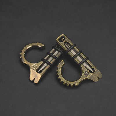 Keychains & Multi-Tools - Koch Tools Duo-X - Brass