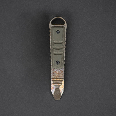 Keychains & Multi-Tools - Koch Tools Kursor Prybar - Titanium W/ Seigaiha (Exclusive)