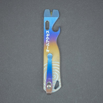 Keychains & Multi-Tools - Lynch Northwest All Access Pass V1.1 W/ Seigaiha Motif - Maker’s Choice Surprise Anodized (Exclusive)