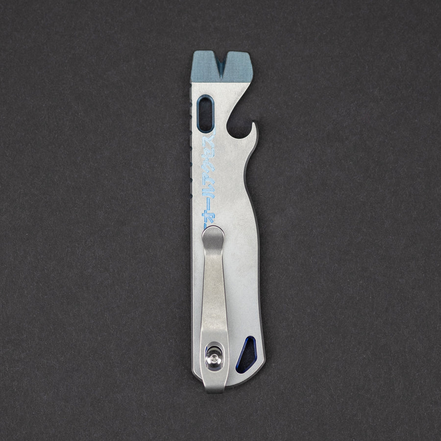 Keychains & Multi-Tools - Lynch Northwest All Access Pass V1.5 W/ Seigaiha Motif - Blue Titanium (Exclusive)