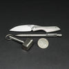 Keychains & Multi-Tools - Ober Metal Works Square Head Hammer Keychain - Titanium