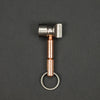 Keychains & Multi-Tools - Pre-Order: Ober Metal Works Round Head Hammer Keychain - Copper & Titanium (Pre-Order Ends 6/21, Ships Early September)