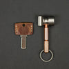 Keychains & Multi-Tools - Pre-Order: Ober Metal Works Round Head Hammer Keychain - Copper & Titanium (Pre-Order Ends 6/21, Ships Early September)