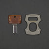 Keychains & Multi-Tools - Pre-Owned: Burnley Designs Contra Cypop - Stainless & Brass