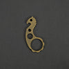 Keychains & Multi-Tools - Pre-Owned: VoxDesign Hold Fast Sulky Seahorse - Brass (Custom)