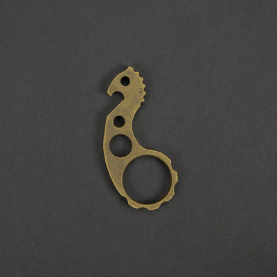 Keychains & Multi-Tools - Pre-Owned: VoxDesign Hold Fast Sulky Seahorse - Brass (Custom)