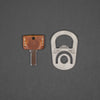 Keychains & Multi-Tools - Swan Knives Pull Tab - Titanium W/ Urban EDC Supply Compass (Exclusive)
