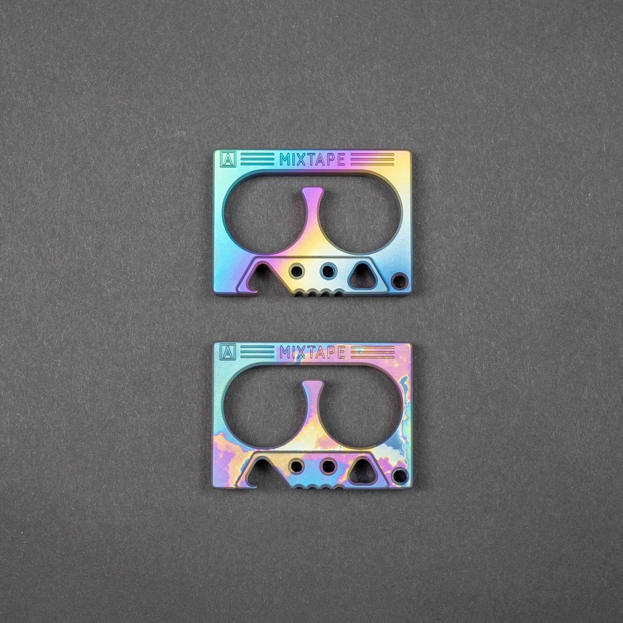 Rainbow Color Titanium Alloy Edc Ultra Light Key Hanging Key Ring Diy –  Bargain Bait Box