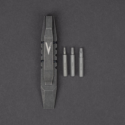 Keychains & Multi-Tools - Vero Engineering Mini Fulcrum - Blackwash Titanium