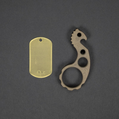 Keychains & Multi-Tools - VoxDesign Bronze Anodized Seahorse - Titanium (Custom)