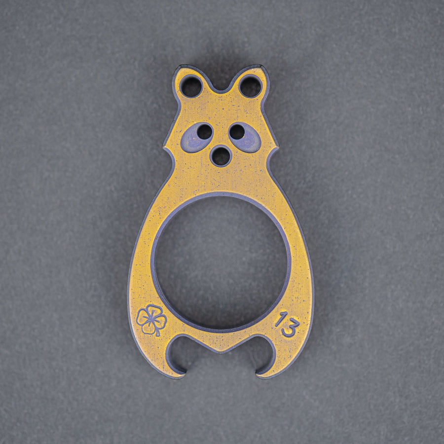 Keychains & Multi-Tools - VoxDesign 'Gus' 3/8” Raccoon - Bronze Anodized Titanium