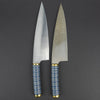 Kitchen - Florentine Kitchen Knives F4 Chef Knife - Blue/Black/Ivory Stacked Handle (Custom)