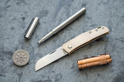 Knife - Anso Knives Monte Carlo - Bronze (Custom)