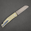 Knife - Anso Monte Carlo - San Mai, Cuprum Ti Handle & Kobolt Ti Clip & Backspacer (Custom)