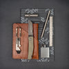 Knife - Anso Monte Carlo - San Mai, Cuprum Ti Handle & Kobolt Ti Clip & Backspacer (Custom)