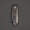 Knife - Anso Monte Carlo - San Mai, Marbled Carbon Fiber & Timascus Clip & Backspacer (Custom)