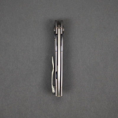 Knife - Anso Orso - San Mai, Kobolt Ti Handle, Zirc Pivot Ring, Cuprum Ti Clip & Backspacer (Custom)
