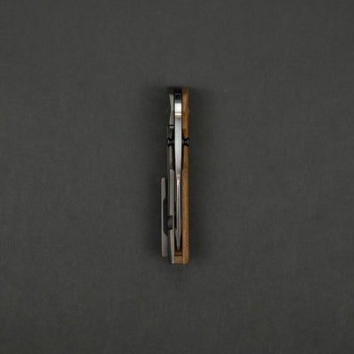 Knife - Billy Cho Knives Mini 56 - Brown Canvas Micarta (Custom)