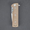Knife - Chaves Knife & Tool T.A.K Flipper - Brown Micarta (Exclusive)