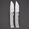 Knife - Chaves Ultramar Redención 229 Seigaiha Motif - Titanium (Exclusive)