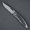 Knife - Chris Reeve Knives Mnandi - Bog Oak & Boomerang Damascus