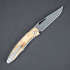 Knife - Chris Reeve Knives Mnandi - Box Elder & Ladder Damascus