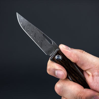 Knife - Chris Reeve Knives Mnandi - Macassar Ebony & Boomerang Damascus