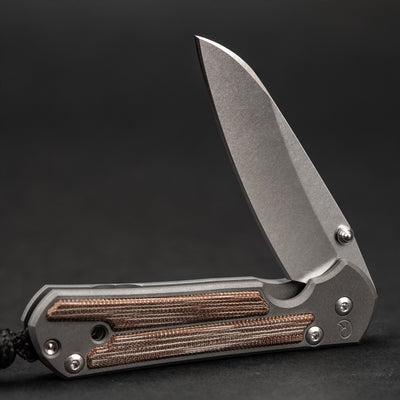 Knife - Chris Reeve Knives Small Sebenza 21 Insingo - Natural Micarta
