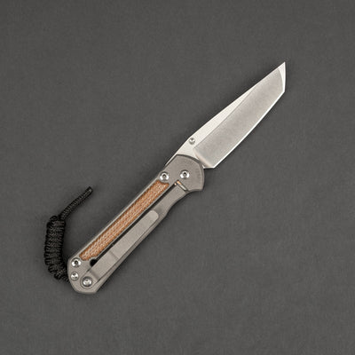 Chris Reeve Knives Small Sebenza 21 Tanto - Natural Micarta