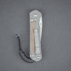 Knife - Chris Reeve Knives Small Sebenza 31 Drop Point S45VN - Natural Micarta Inlay