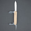 Knife - DE Custom Forge Custom Electrican 93mm Bronze Meridian Scales (Milled Cross) (Natural Patina)