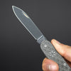 Knife - DE Custom Forge Customized Solo 93mm SAK - Asanoha Engraving (Exclusive)
