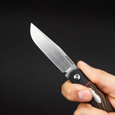 Knife - Enrique Peña Trapper Front Flipper - Micarta (Custom)