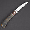 Knife - Enrique Peña Wharncliffe Trapper - Vintage Rag Micarta (Custom)