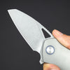 Knife - Grissom Knife & Tool Riverstone Knife - Blue Anodized Titanium (Exclusive)