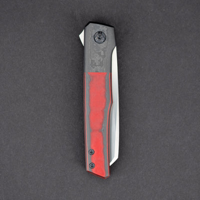 Knife - Jared Oeser Hawk Flipper - Carboquartz (Custom)