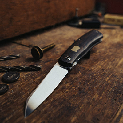 Knife - Jared Oeser Native Flipper - Ziricote (Custom)